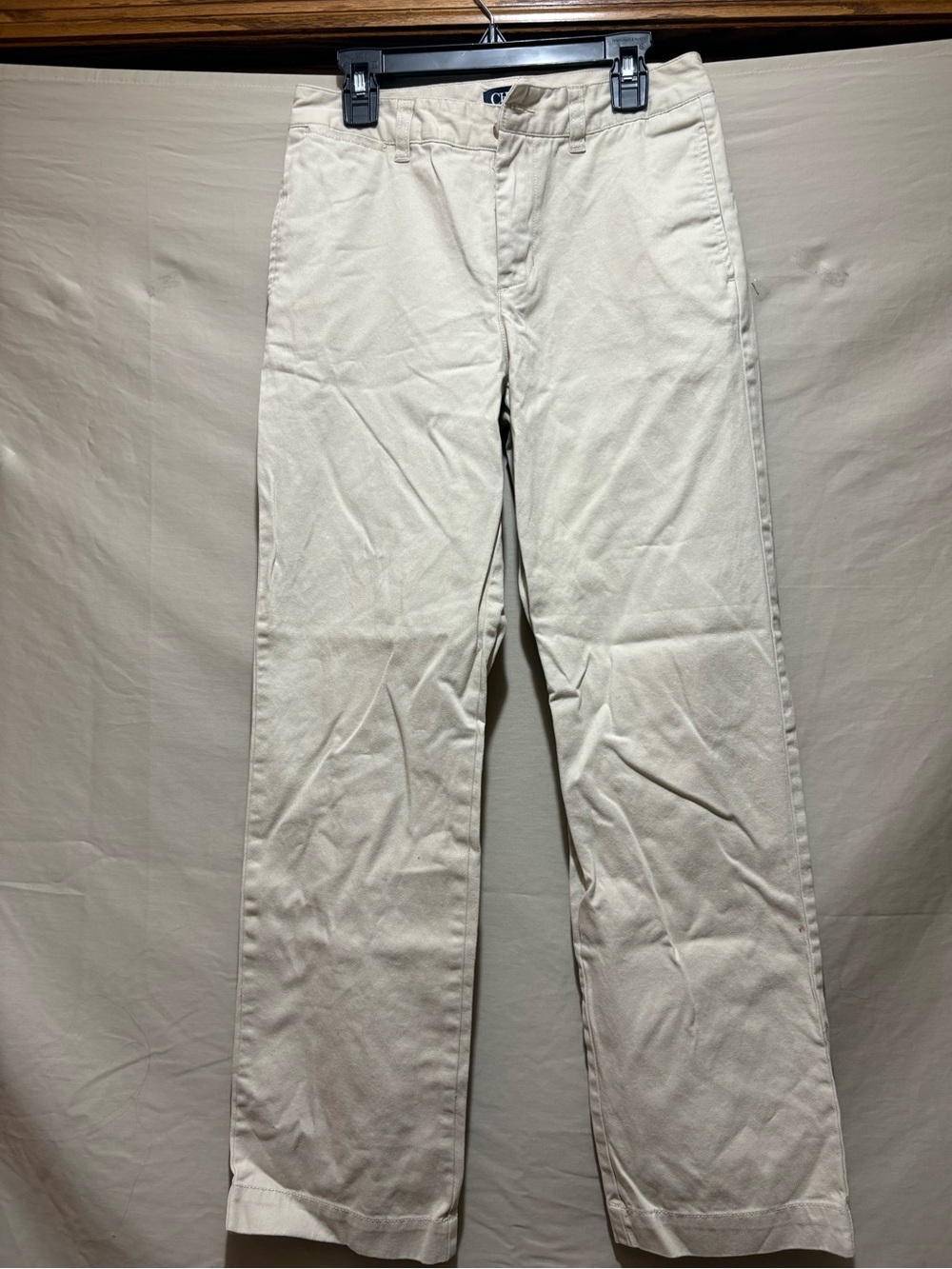 Chaps Size 12 Tan Straight-Leg Chinos